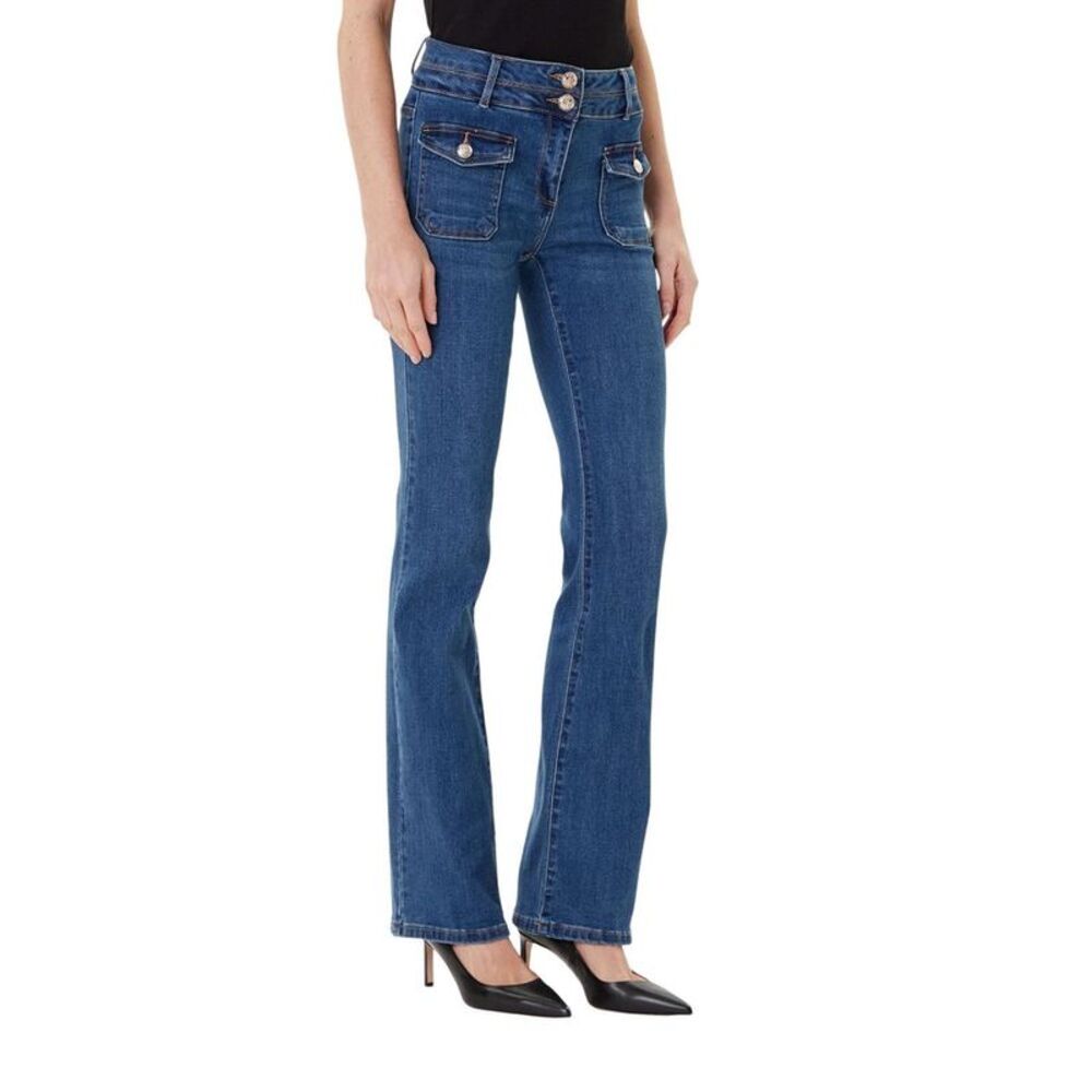 Morgan De Toi Light Blue Cotton Bootcut Women's Jeans
